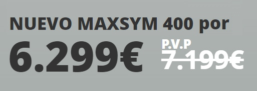 precio maxi scooter maxsym 400